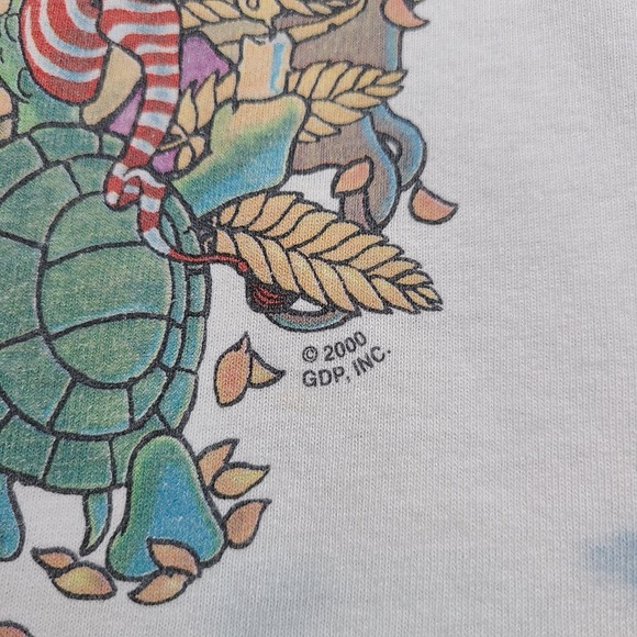 Vintage Grateful Dead Tie Dye T Shirt Wizard Dancing Bear Turtles 2000s - Picture 3 of 6